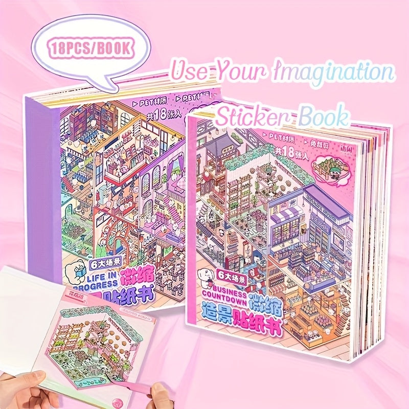 Happy Screenshot Scene Sticker Book