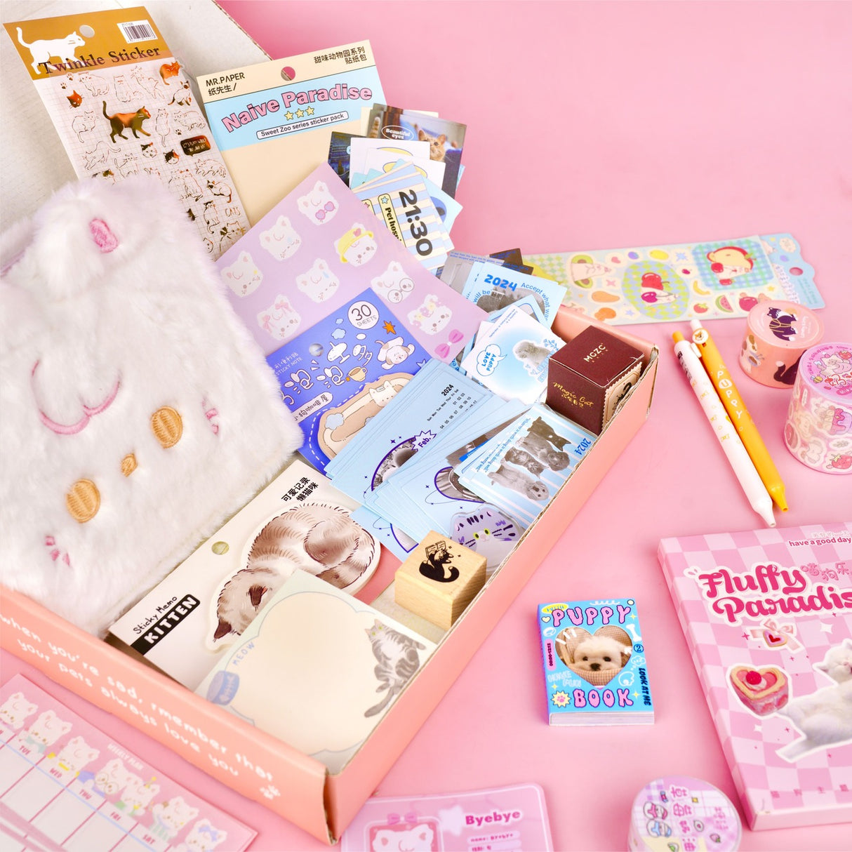'Fluffy Love' Journaling Box