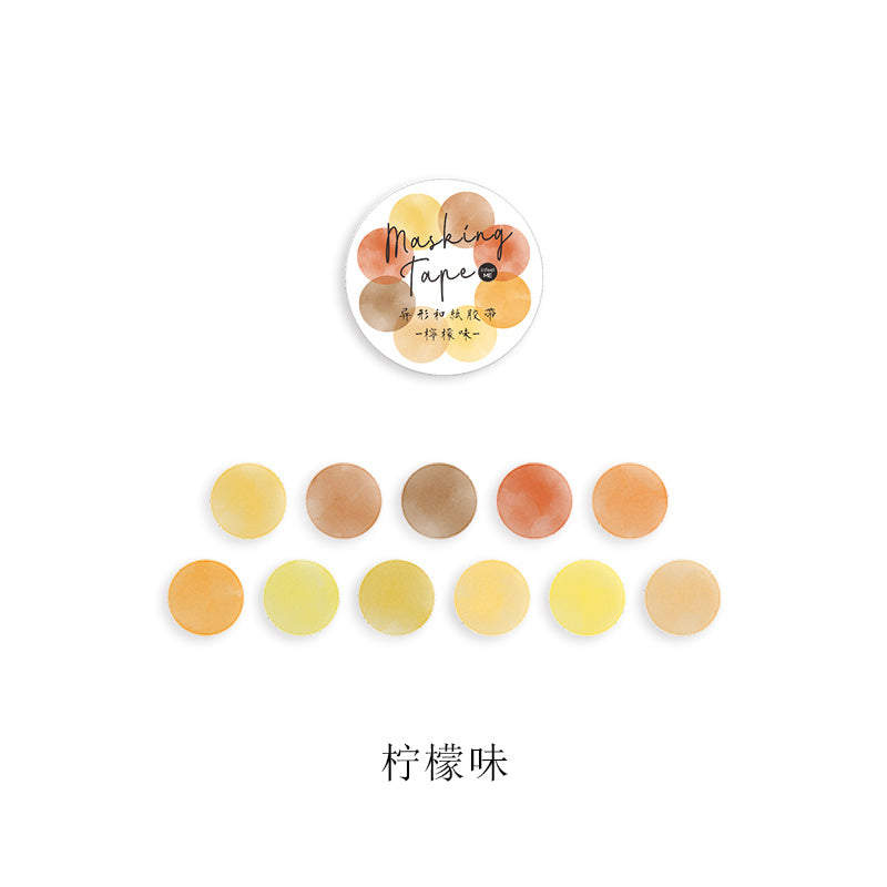 Candy Color Dot Adhesive Stickers Washi Tapes