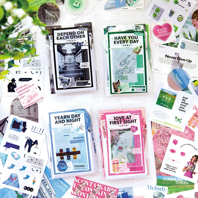 600Pcs North Island Series Journaling Sticker Set