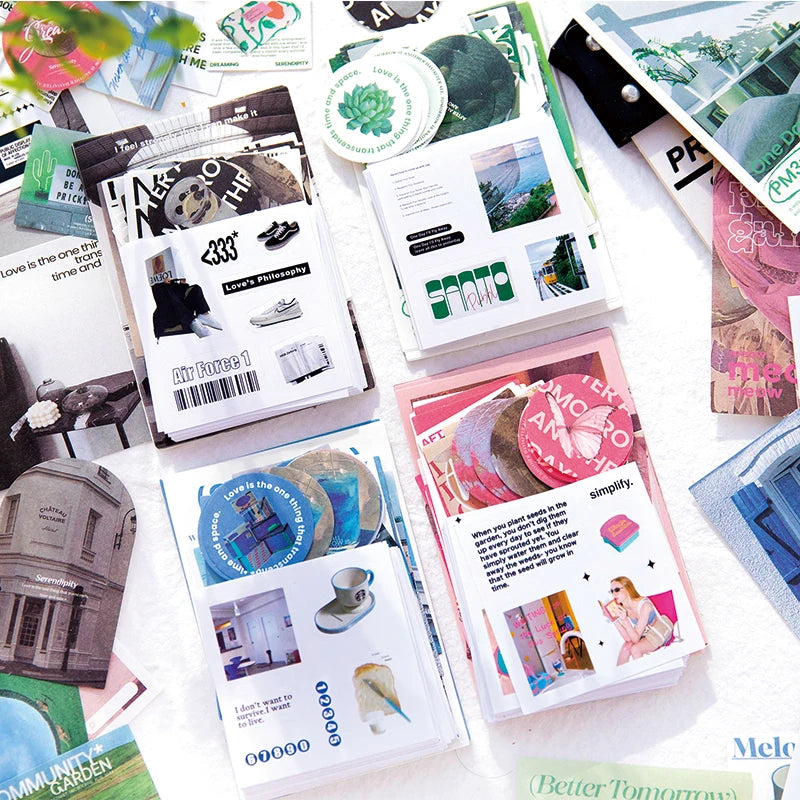 600Pcs North Island Series Journaling Sticker Set