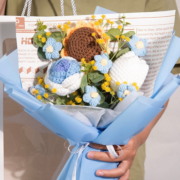 Rejoyce Handmade Crochet Delicate Flower bouquet