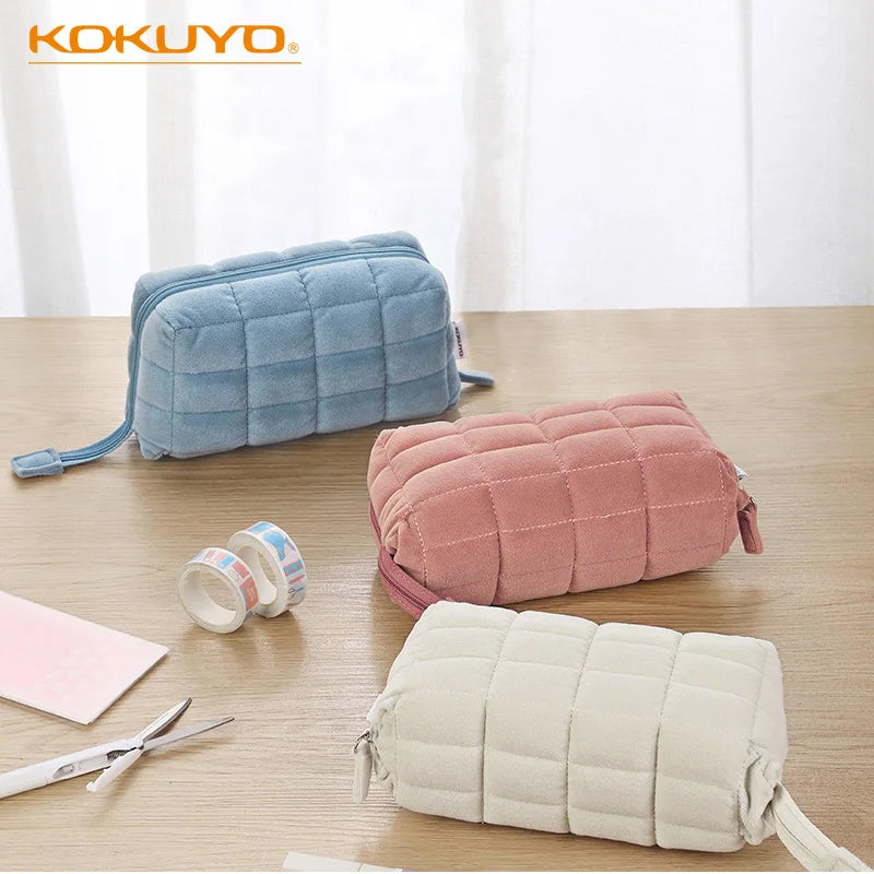 KOKUYO MultiFunction Plush Pencil Case