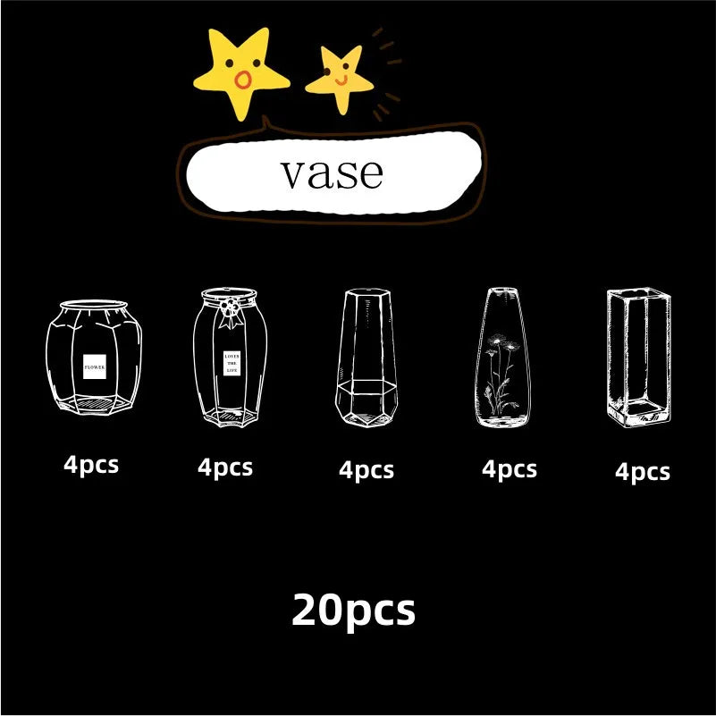 Transparent Bookmark DIY Stickers