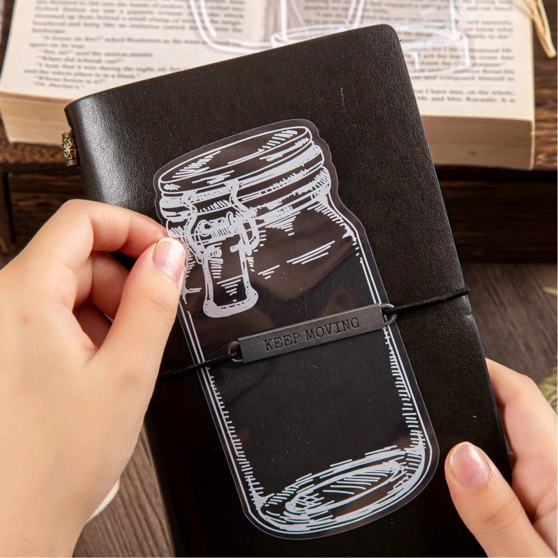 Transparent Bookmark DIY Stickers