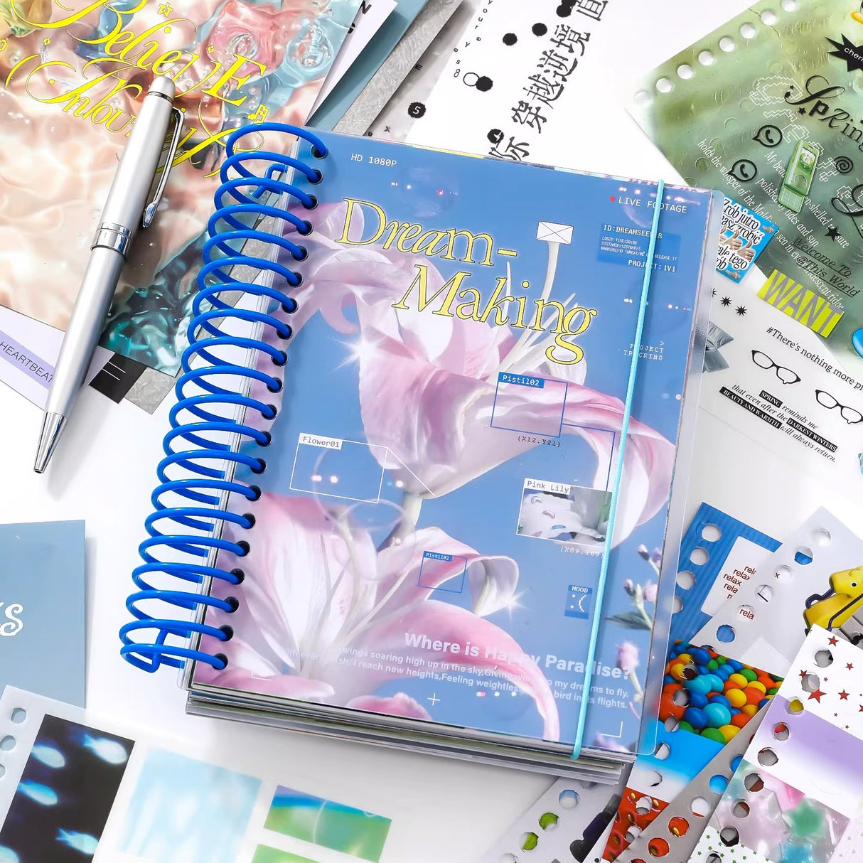 Dream-making Coil Sticker Book