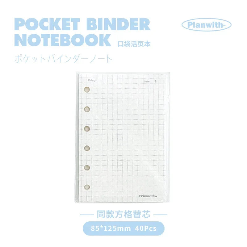 Portable Pocket Binder Notebook