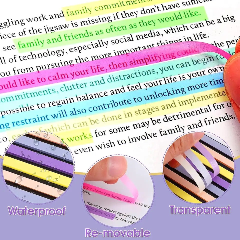 Auto-flip Soft Bookmark Set