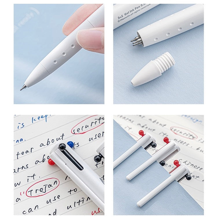 قلم ثلاثي الألوان متعدد الاستخدامات