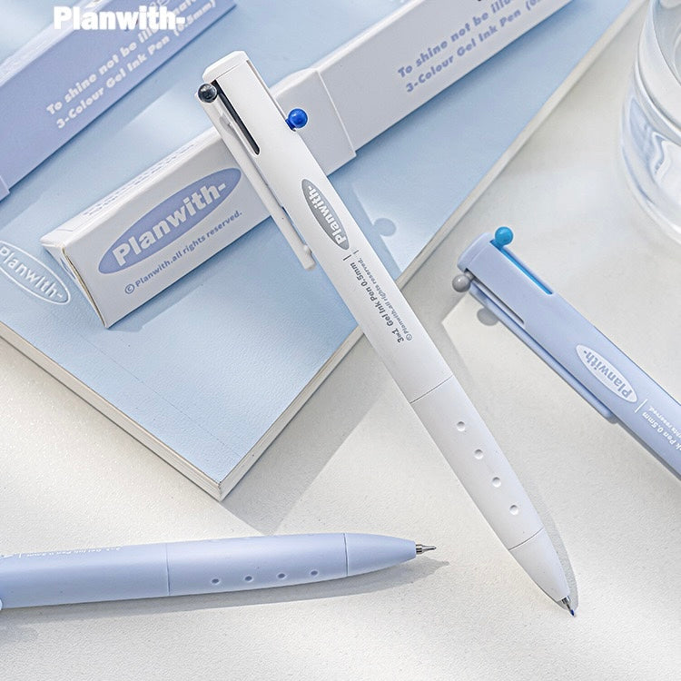 قلم ثلاثي الألوان متعدد الاستخدامات