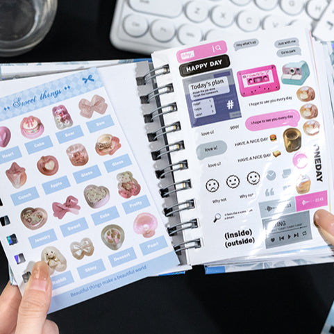 2500pcs Fragments of Time Coil Sticker Book