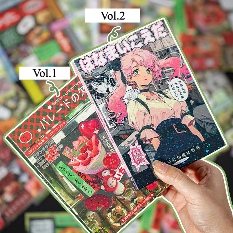 800pcs Retro Sticker Book Series 1