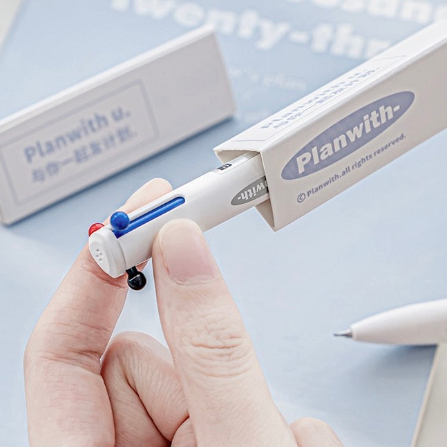 قلم ثلاثي الألوان متعدد الاستخدامات