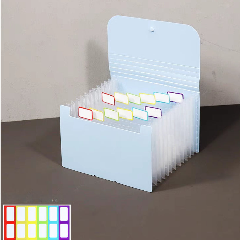 Accordian Sticker Organizer