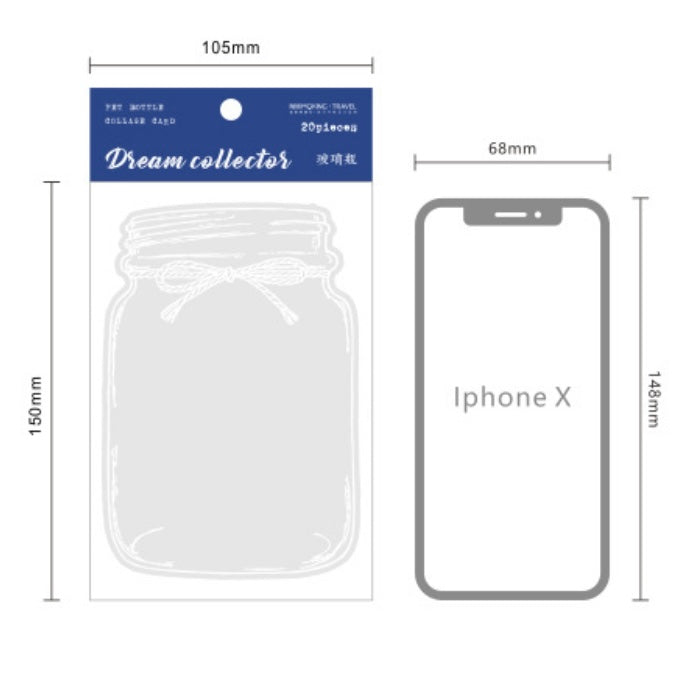 Transparent Bookmark DIY Stickers