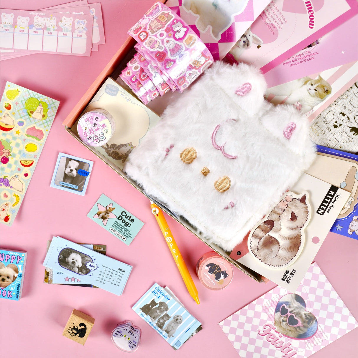 'Fluffy Love' Journaling Box