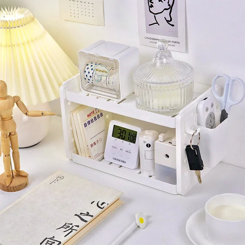 Layered Detachable Organizer with Pegboard