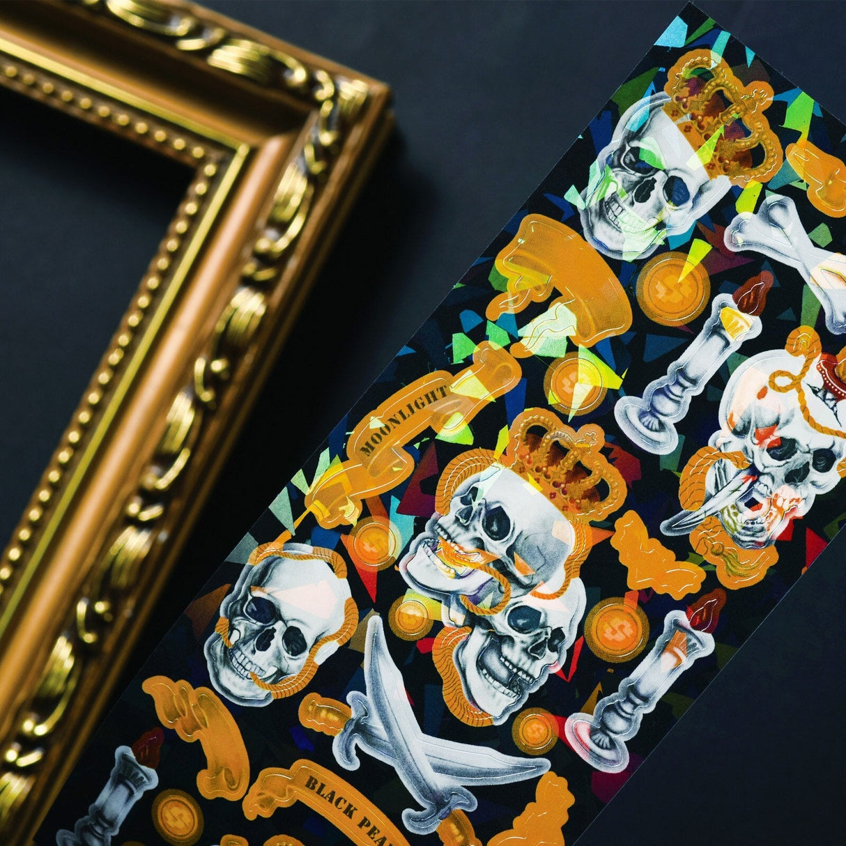 Ausverkauf! Glänzender Laser-Deko-Stickerbogen