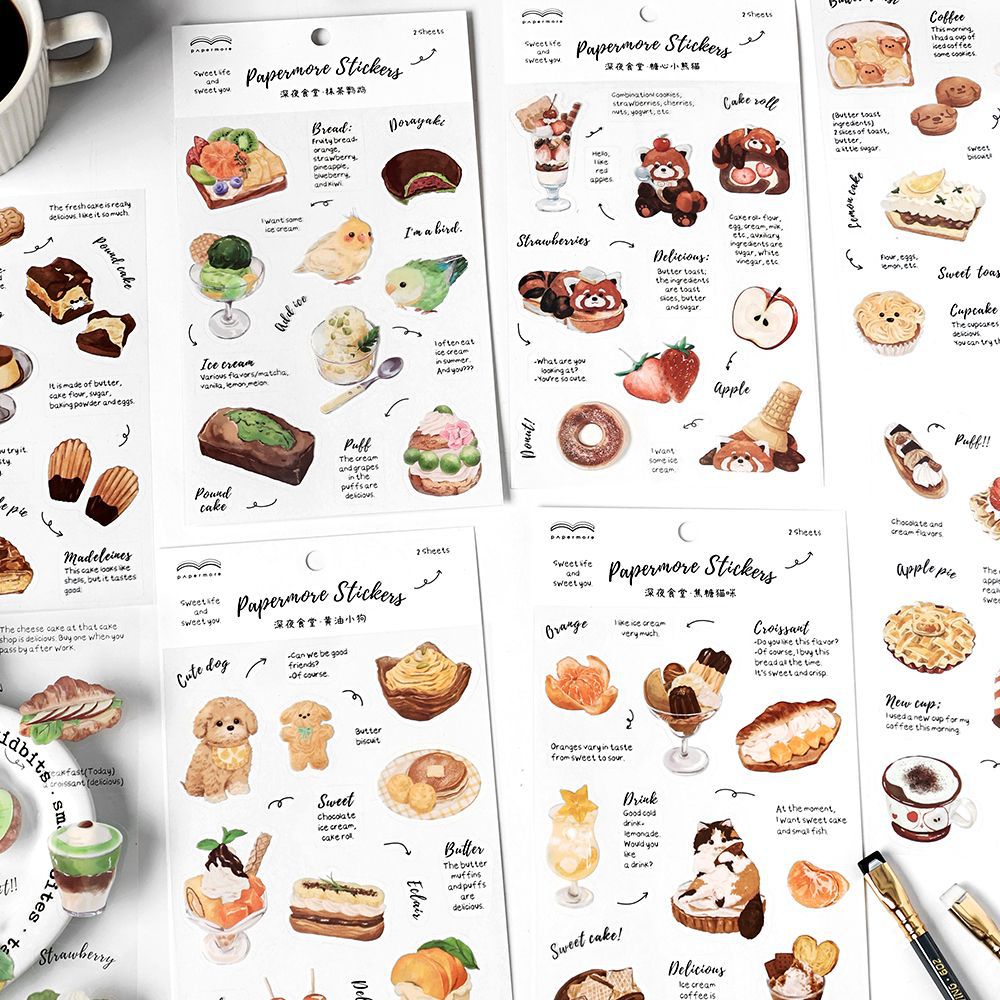 Night Canteen Sticker Sheet