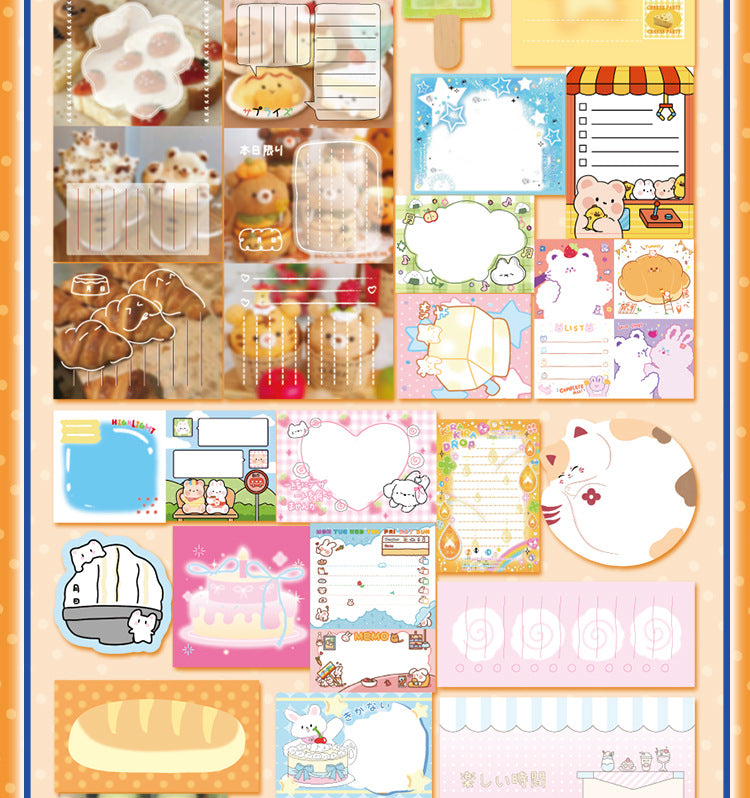 800 pcs Retro Memo Paper Set