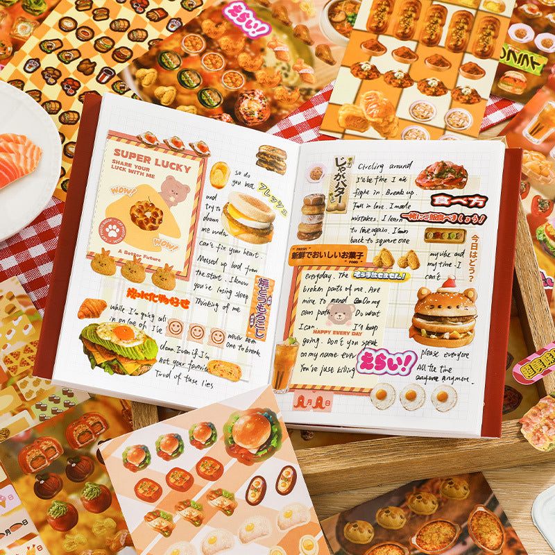 Delicious Collection Retro Sticker Book