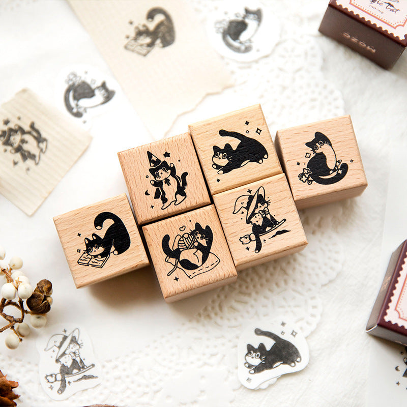 Magic Kitty Cat Stamp