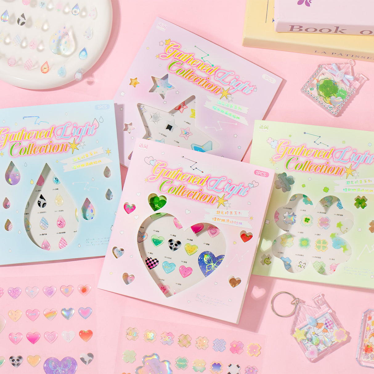 Crystal Collection Album 3D Sticker Sheet