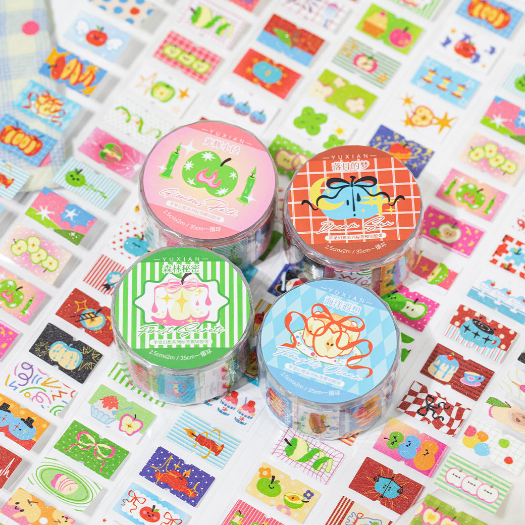 Apple Fantasy Sticker Tape