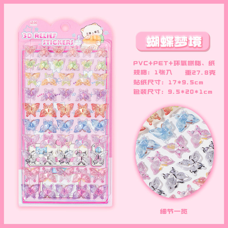 Sweet Party 3D Sticker Sheet Vol.2