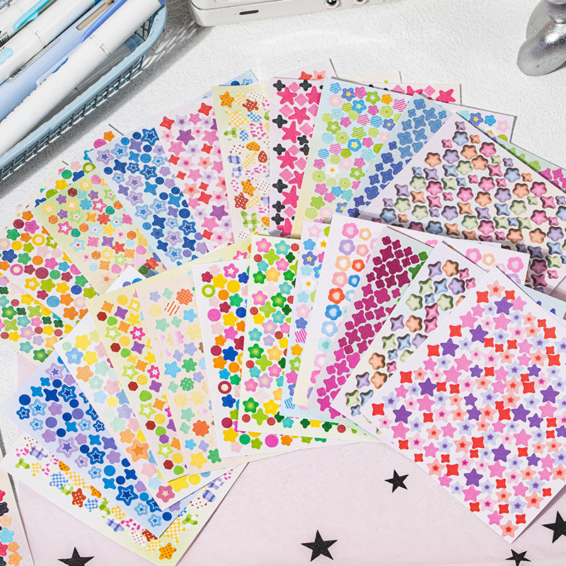 1600pcs Star Mini Deco Sticker Book
