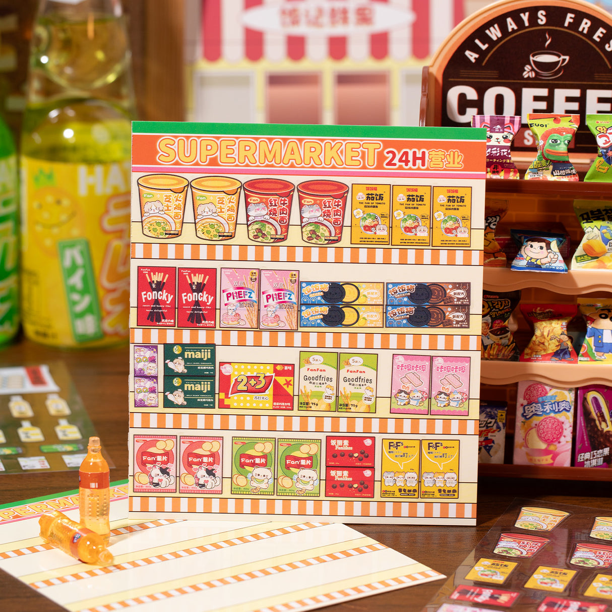 Daily Life DIY Scene Sticker Book