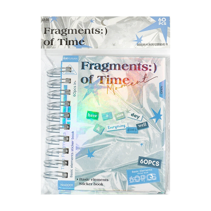 2500pcs Fragments of Time Coil Sticker Book