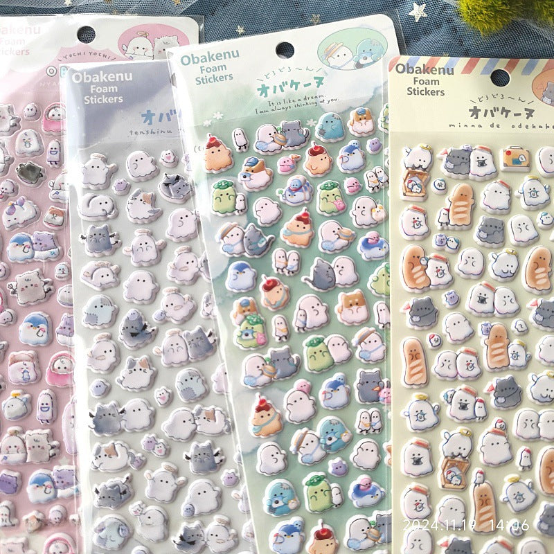 Little Ghost Puffy Sticker Sheet