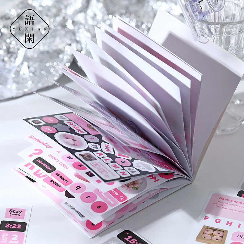 600pcs INS Style Deco Sticker Book