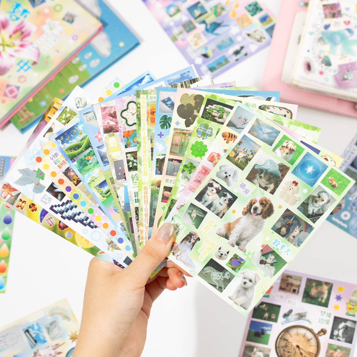 The Sea of Memories Retro Sticker Book