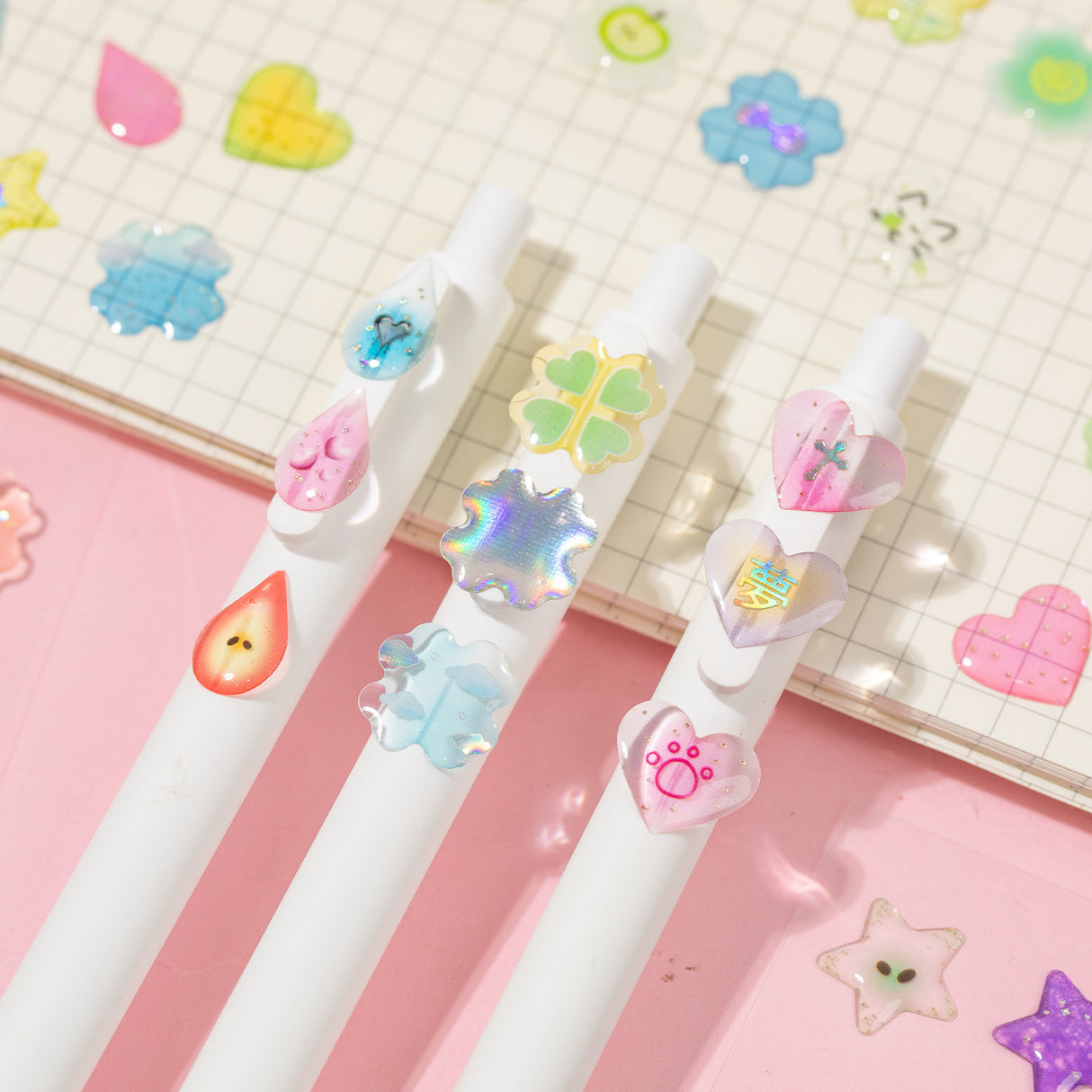 Crystal Collection Album 3D Sticker Sheet