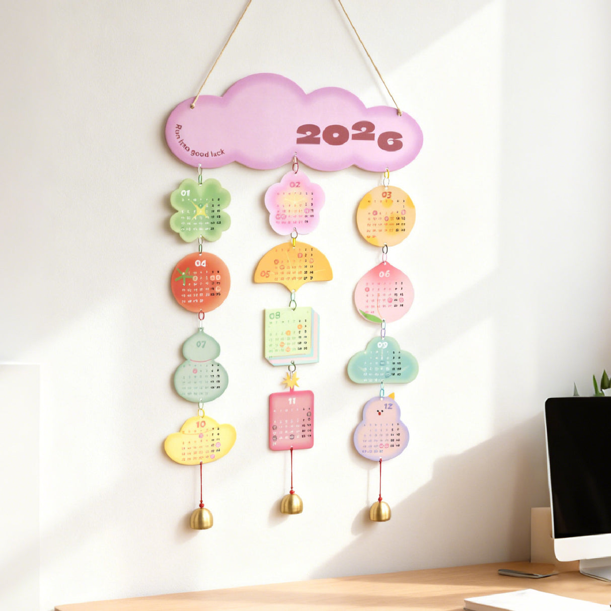 2026 Lucky Bell Calendar DIY Kit