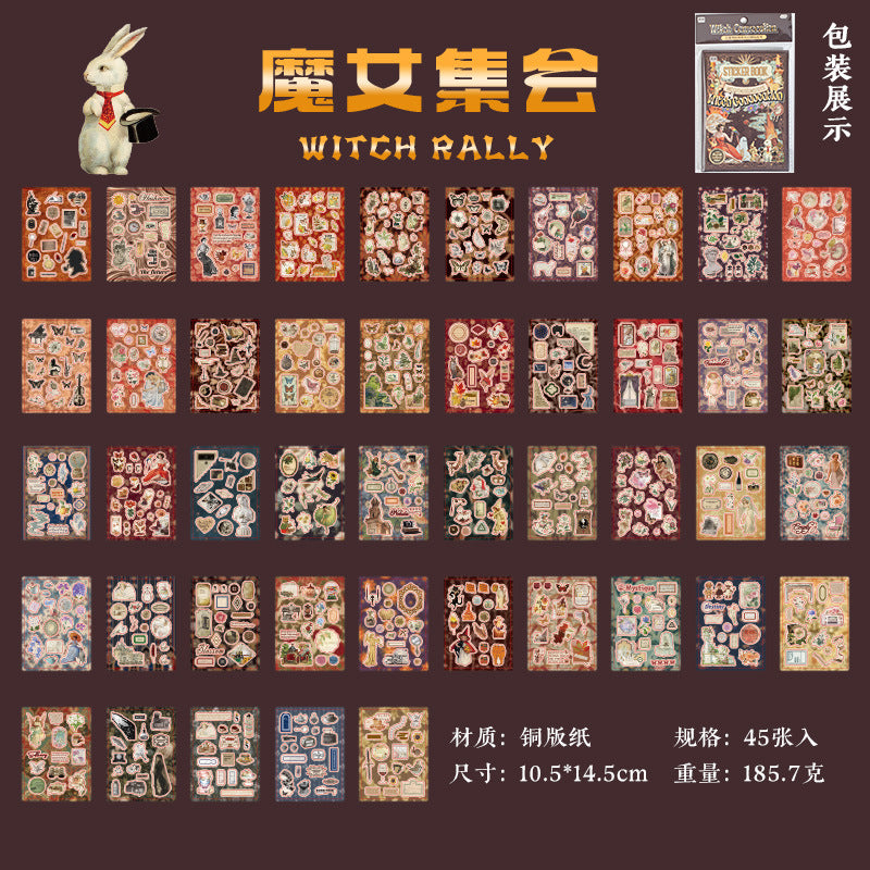 Classical Museum Vintage Sticker Book