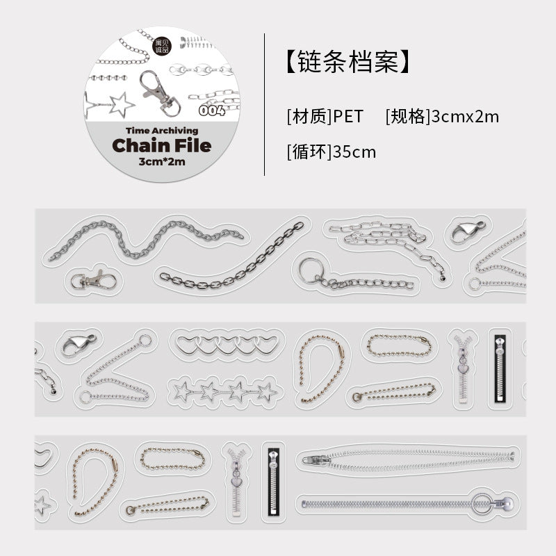 Time Organizer Clip Sticker Tape