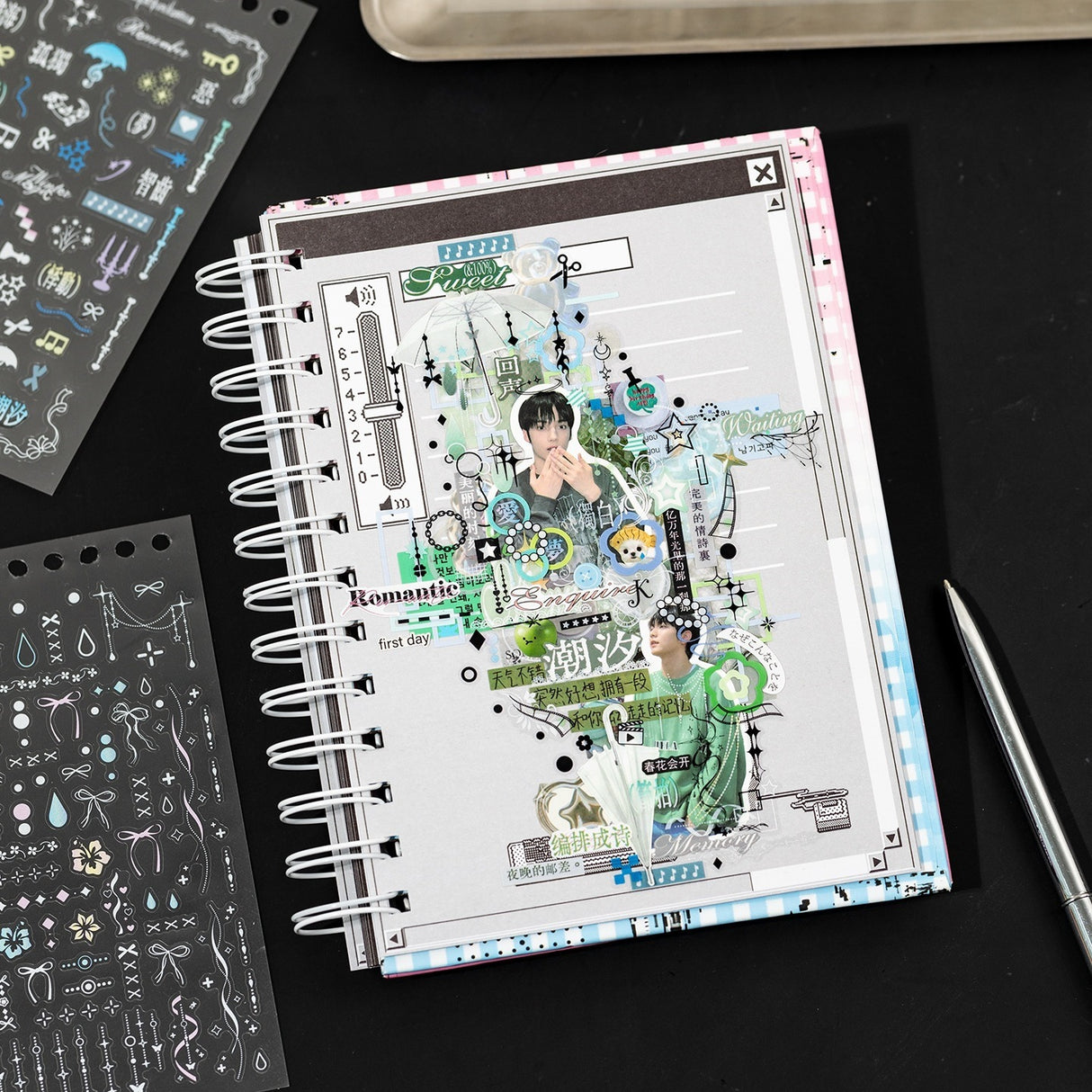 30 pages PET Mini Deco Sticker Book