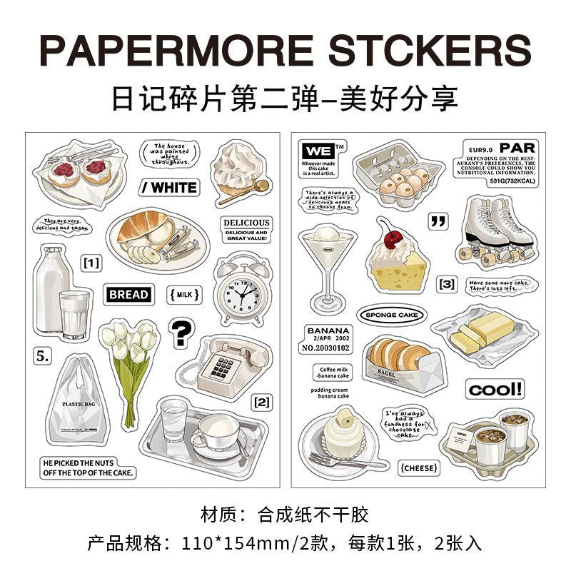 Dairy Fragment Vol.2 Sticker Sheet