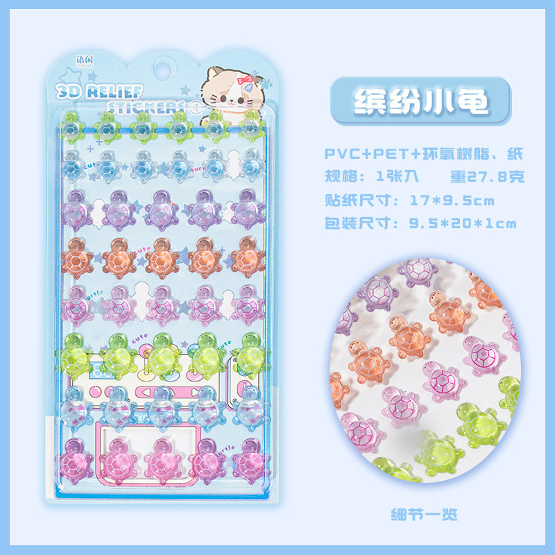 Sweet Party 3D Sticker Sheet Vol.2