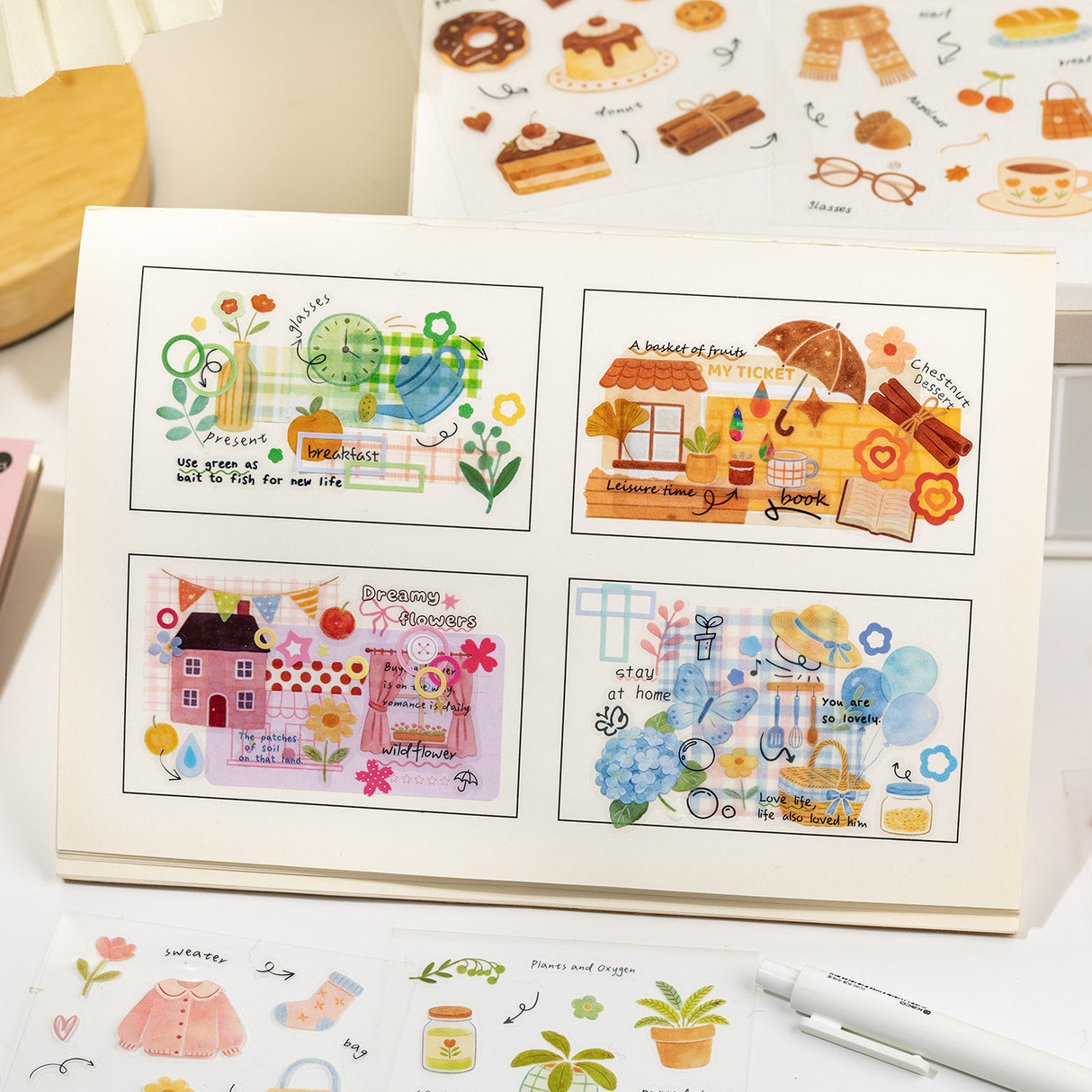 Signal of Seasons Sticker Book Series