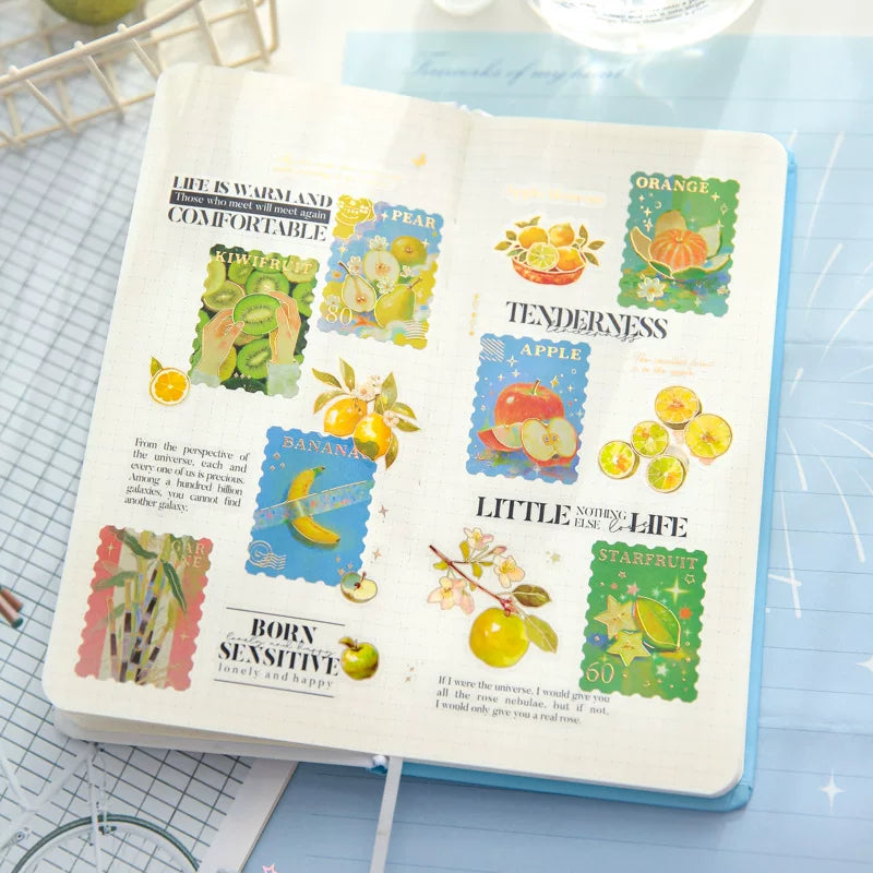 Golden Moments Gilding Stamp Stickers