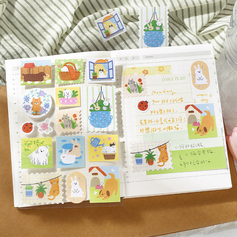 Kawaii Animal Sticker Sheet