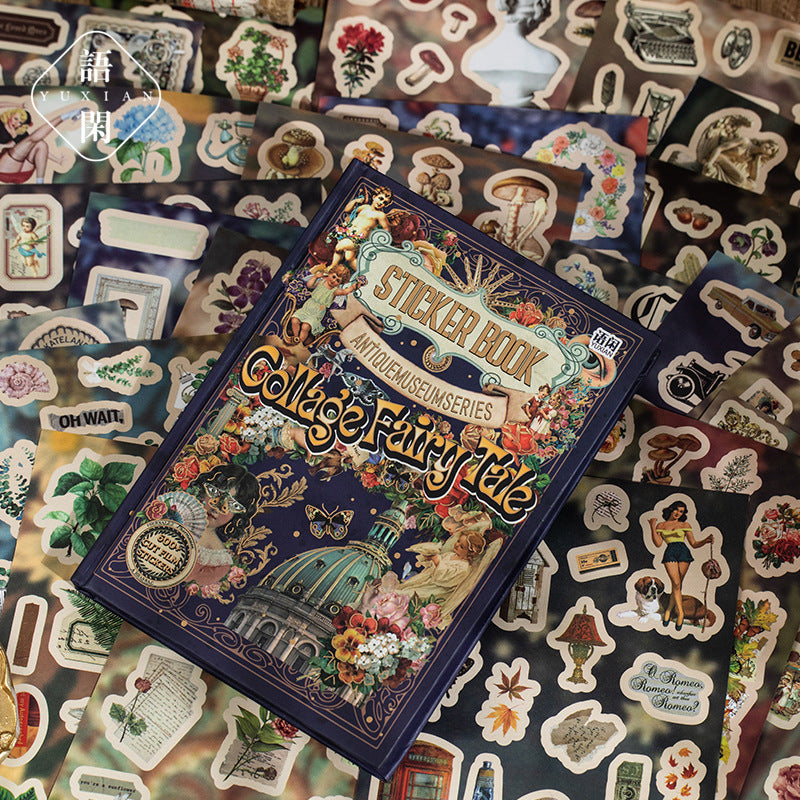 Classical Museum Vintage Sticker Book