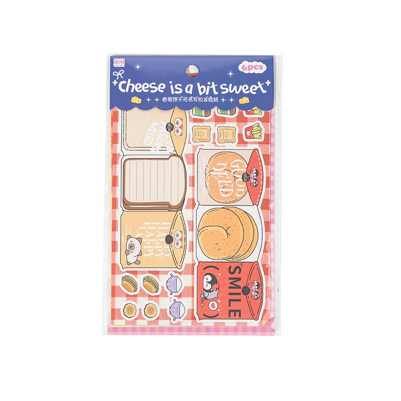 Sweet Cheese Creative Paper Craft Sticker Pack