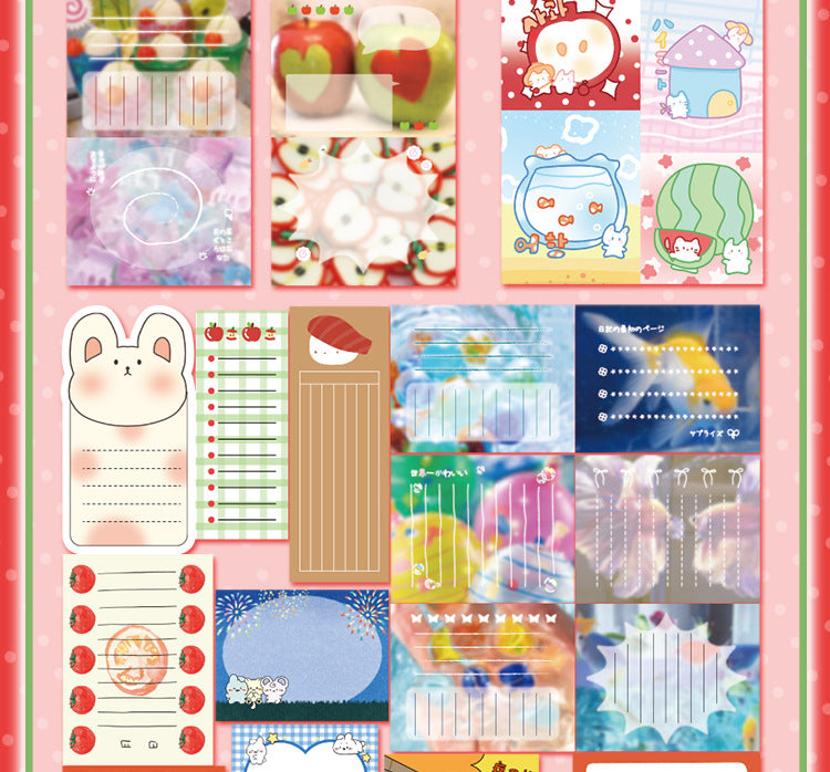 800 pcs Retro Memo Paper Set