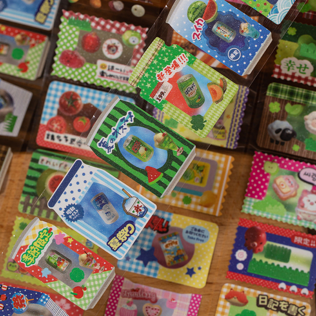 Retro Frame Series 2 Glitter Sticker Tape