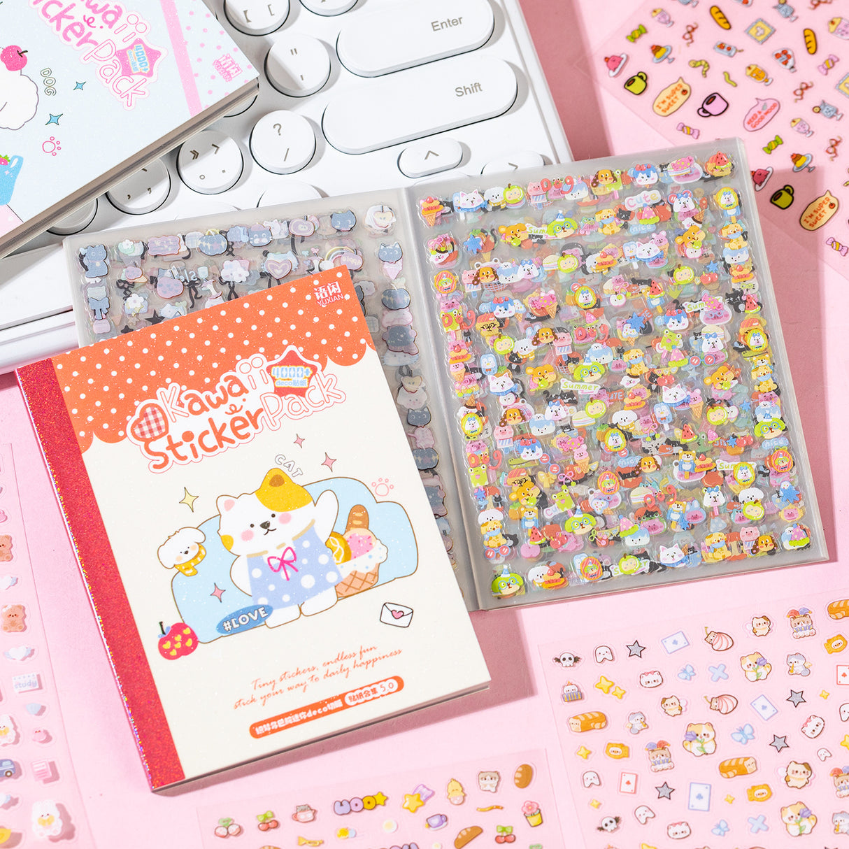 Adorable Creatures Mini Deco Stickers